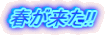 春が来た!! 